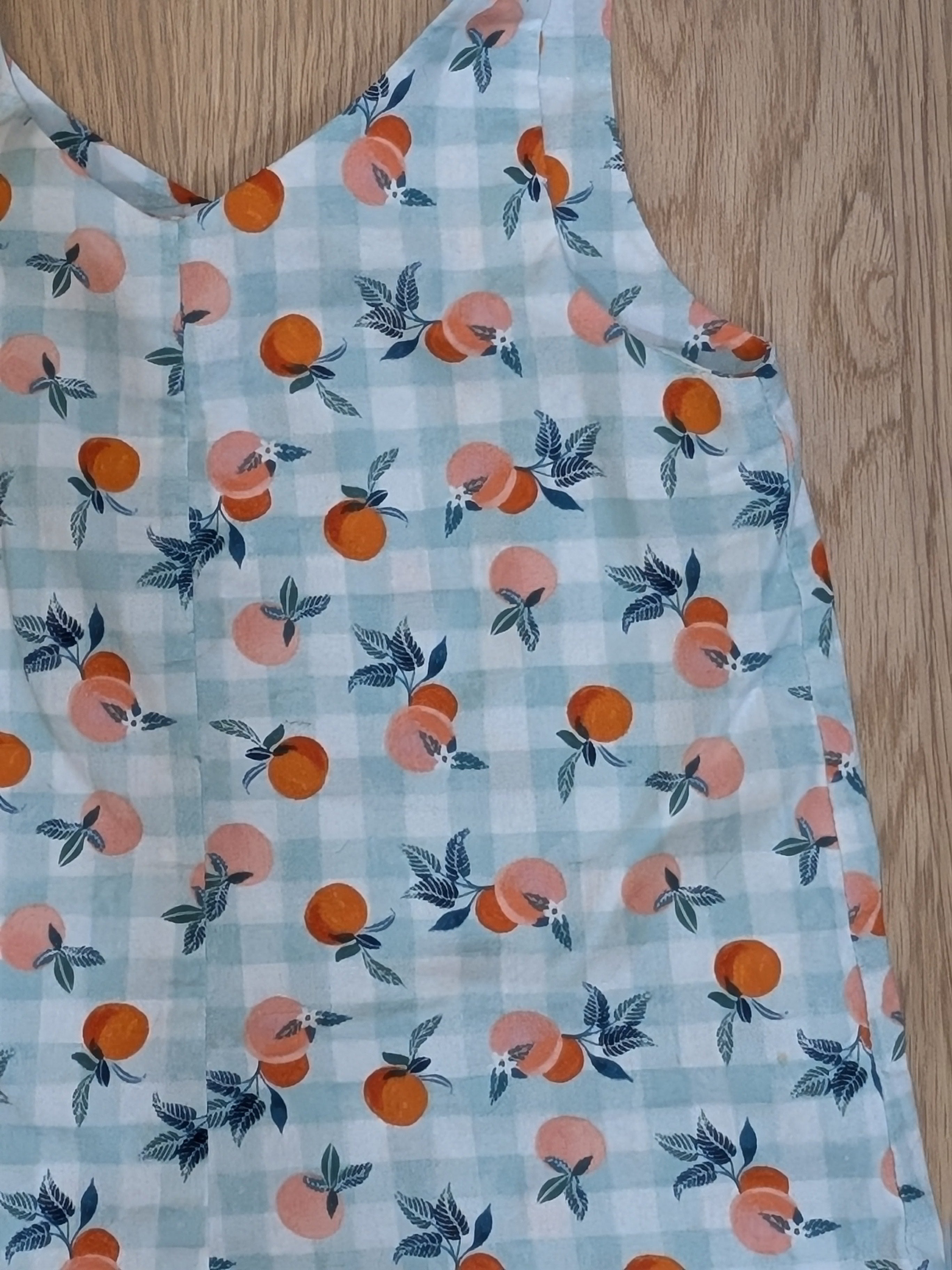 Citrus Print Toddler Romper
