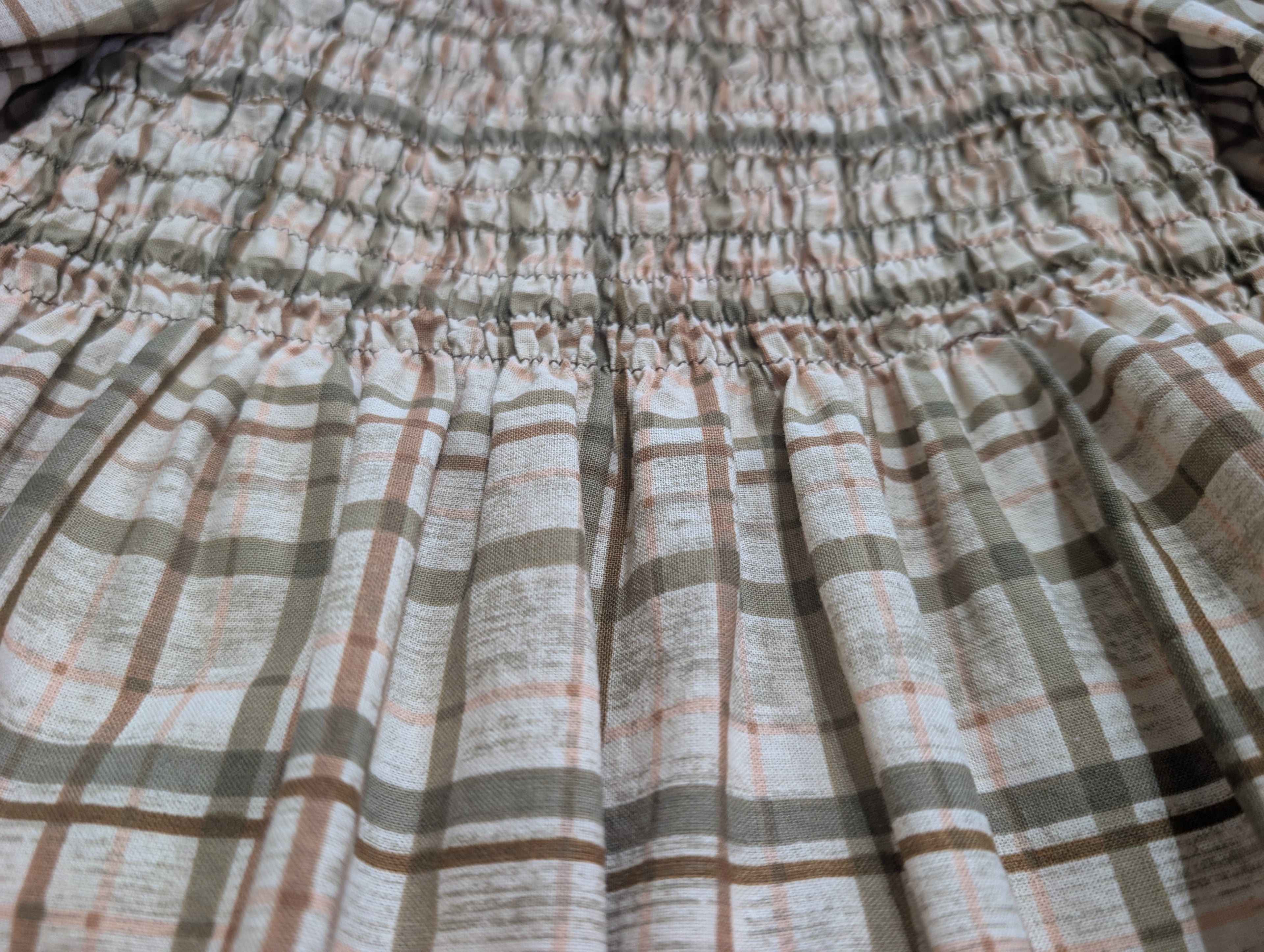 Charming Plaid Ruffle Dress (size 2t)