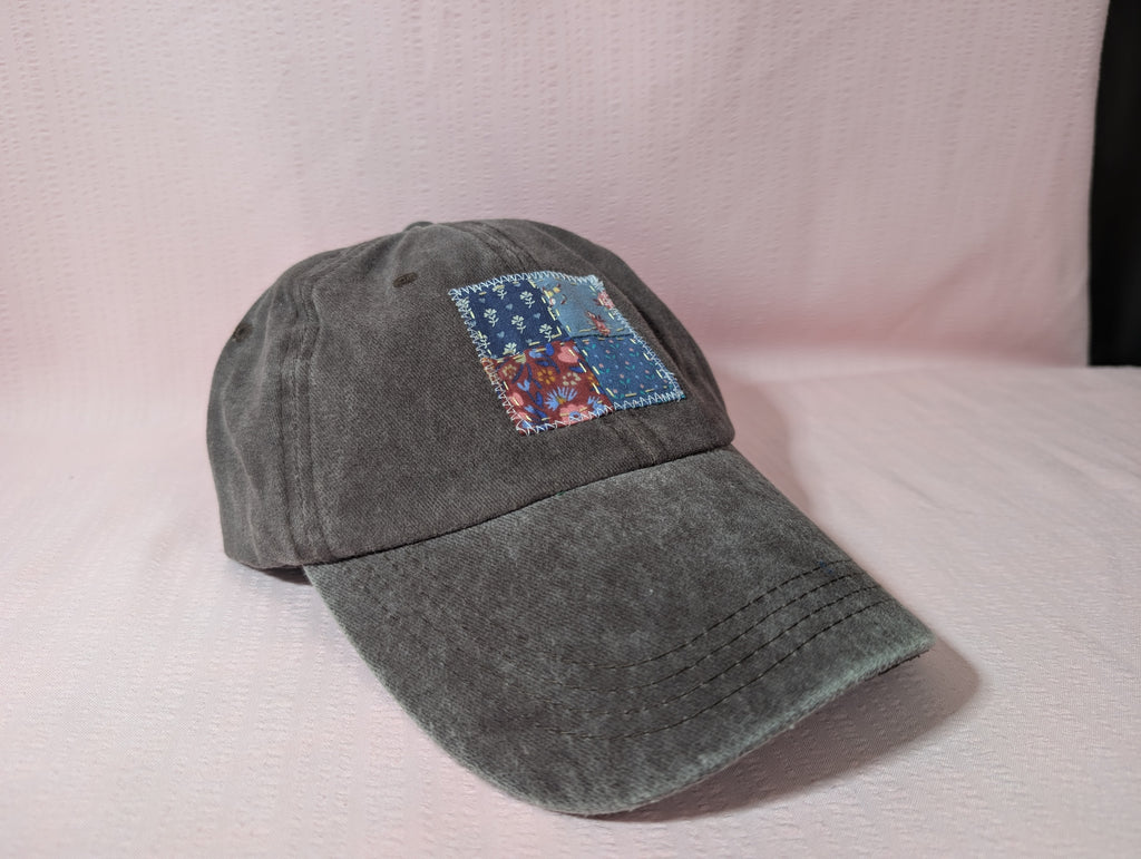 Brown Quilt Square Baseball Cap