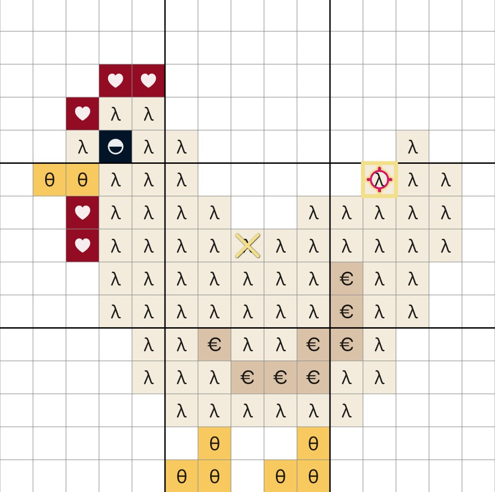 Cross Stitch Keychain Kit
