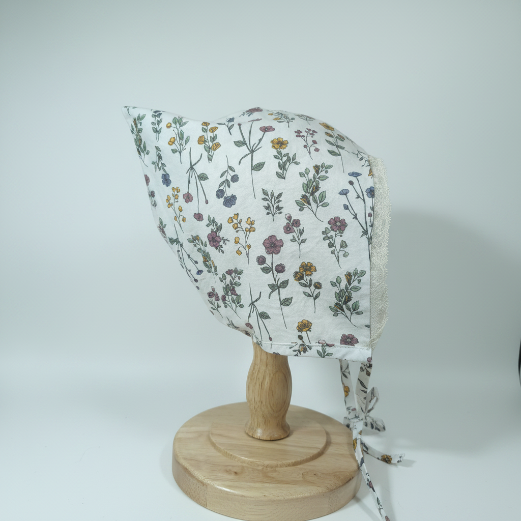 Botanical Wildflower Bonnet Studio Background