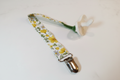 Floral Pacifier Clip – Studio Background