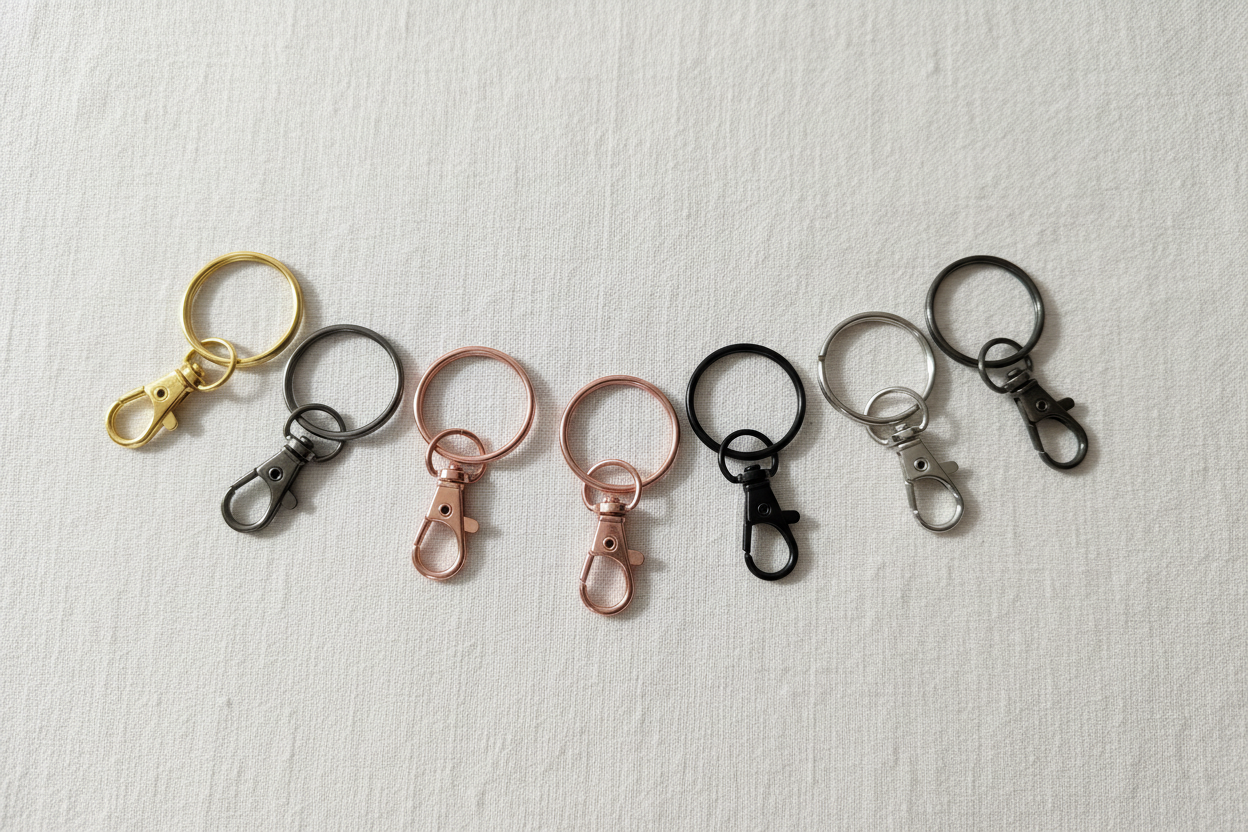 Keychain Hardware - Linen Background