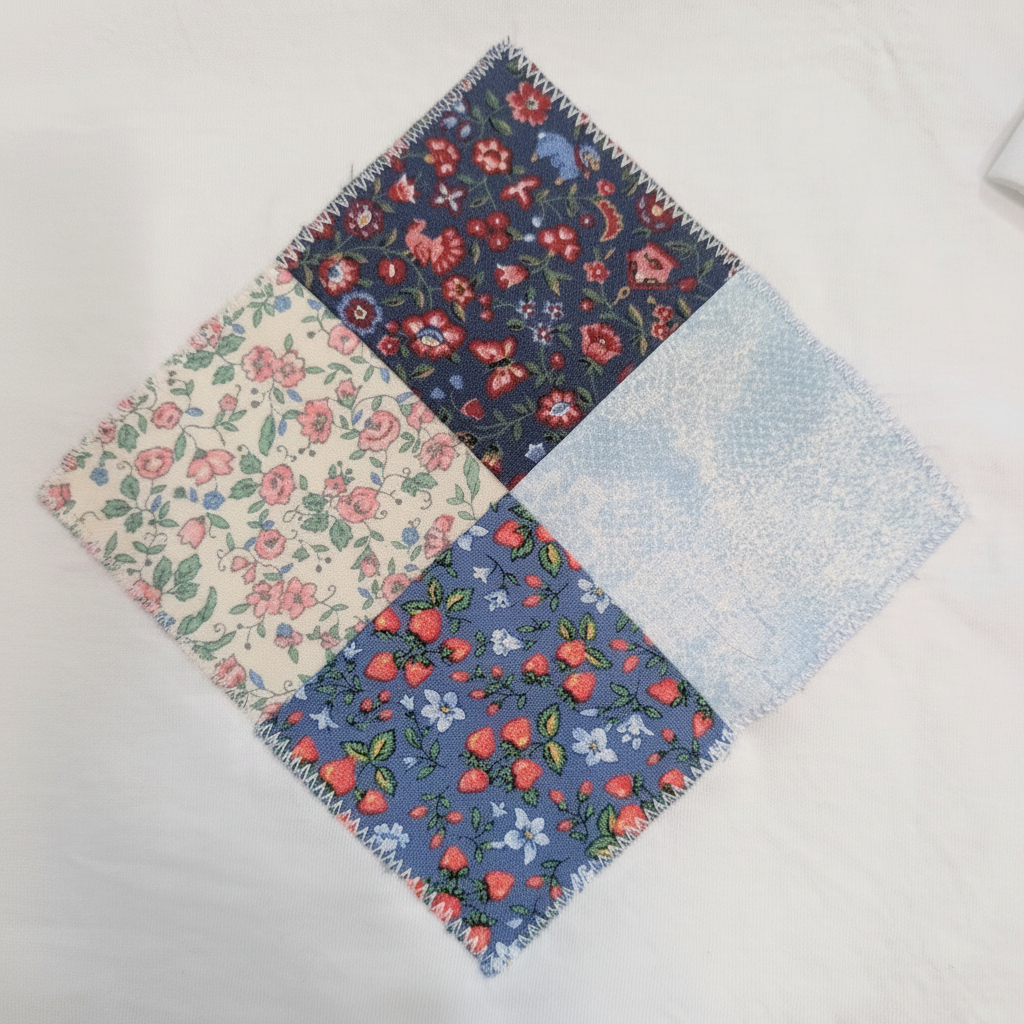 Patchwork Appliqué Close-Up – Studio Edited