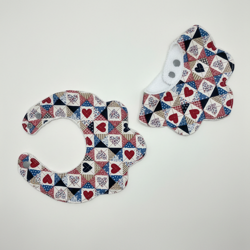 Quilted Baby Items White Background