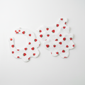 Strawberry Baby Bib Set – Studio White Background