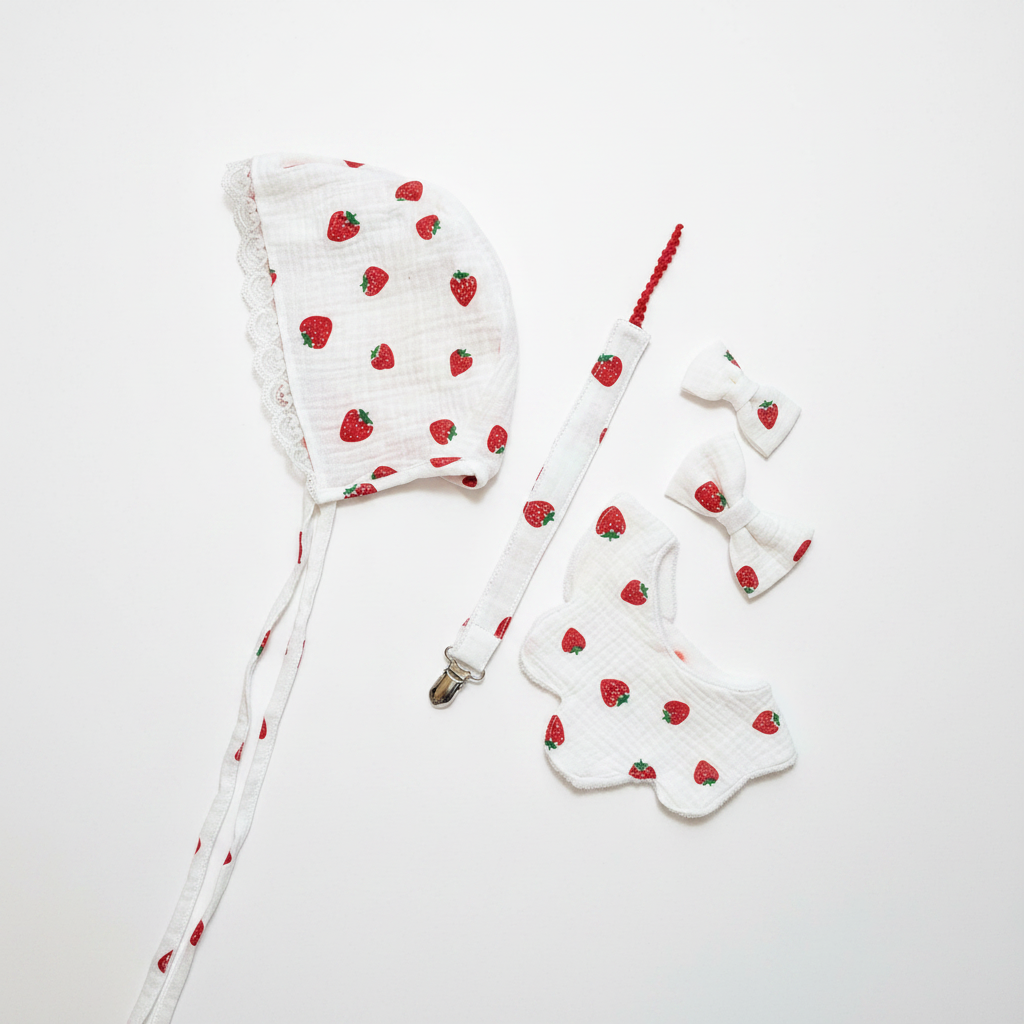 Strawberry Baby Set Studio Background